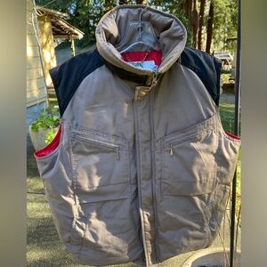 RARE Pacific Trail Mens L Down Zip Up Vest Vintage